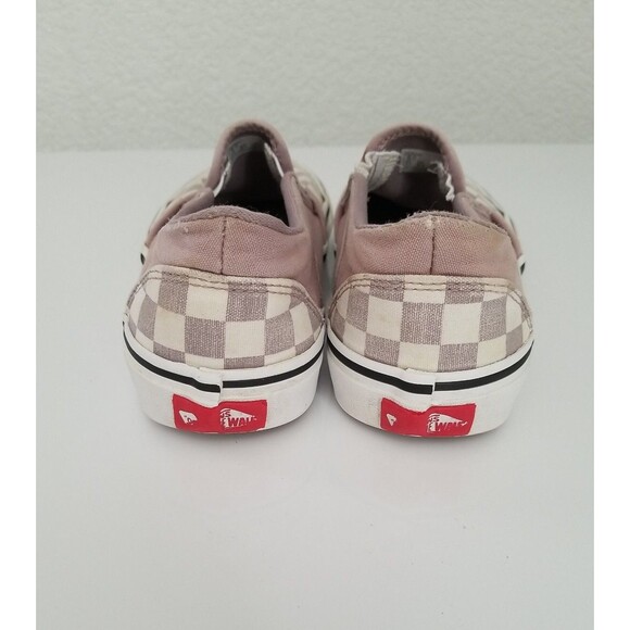 Vans Shoes Womens Size 6 Skate Sneaker Checkered Slip On Flats 508731 Purple - Picture 5 of 8